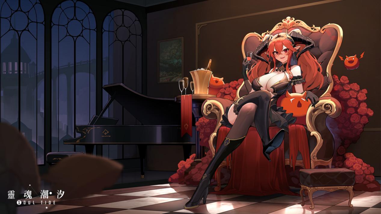 「夜晚降臨，現在是惡魔的時間。」